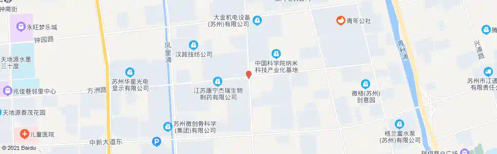 苏州方洲路长阳街_公交站地图_苏州公交_妙搜公交查询2025