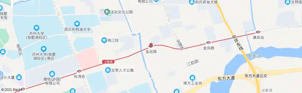 苏州新华路金谷路_公交站地图_苏州公交_妙搜公交查询2025