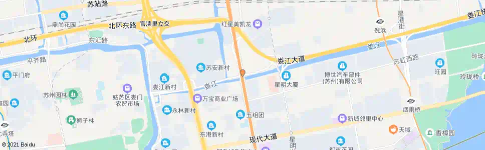 苏州官渎桥东_公交站地图_苏州公交_妙搜公交查询2025