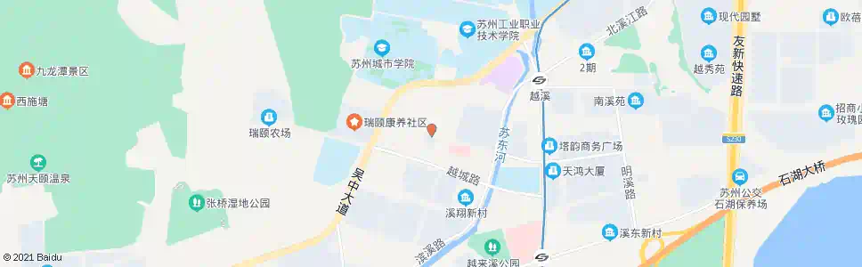 苏州吴山街溪翔路东_公交站地图_苏州公交_妙搜公交查询2025