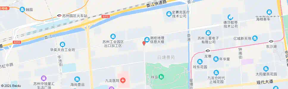 苏州园区综保西区南_公交站地图_苏州公交_妙搜公交查询2025