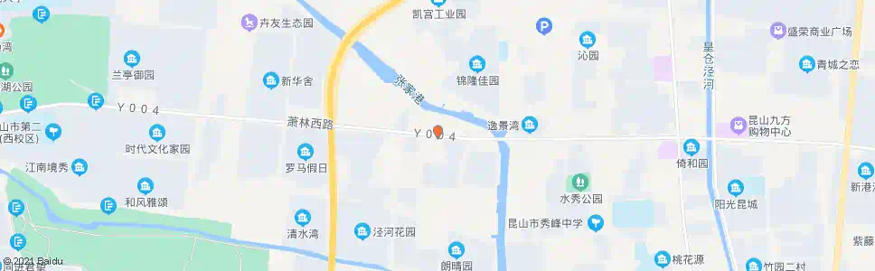 苏州萧林路鹿城路_公交站地图_苏州公交_妙搜公交查询2025