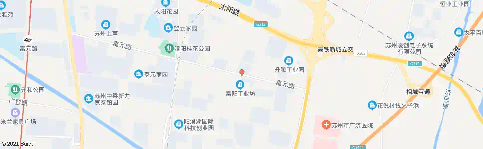 苏州富阳工业坊_公交站地图_苏州公交_妙搜公交查询2025