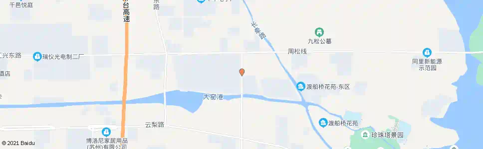 苏州华映花苑_公交站地图_苏州公交_妙搜公交查询2025