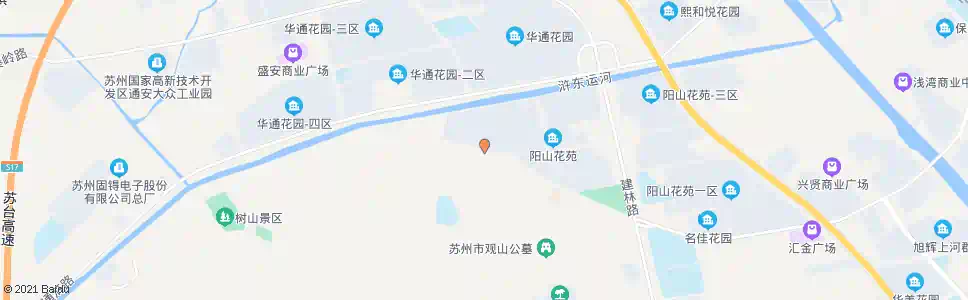 苏州观山考验场_公交站地图_苏州公交_妙搜公交查询2025