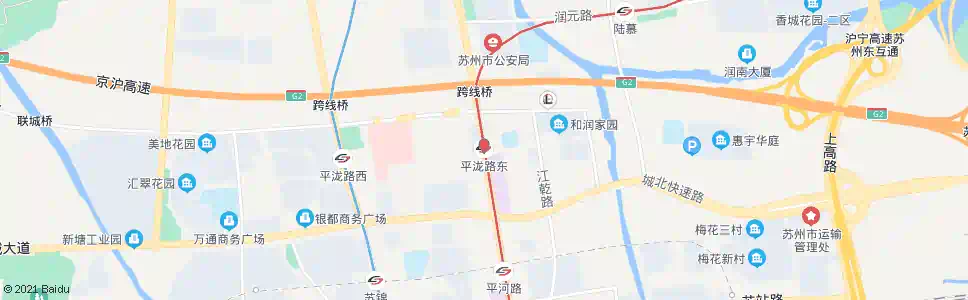 苏州平泷路东站_公交站地图_苏州公交_妙搜公交查询2025