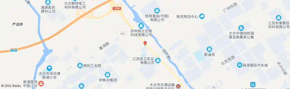 苏州万庆药业_公交站地图_苏州公交_妙搜公交查询2025