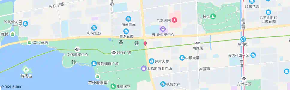 苏州园区行政中心西_公交站地图_苏州公交_妙搜公交查询2025