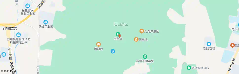 苏州旺山桥_公交站地图_苏州公交_妙搜公交查询2025