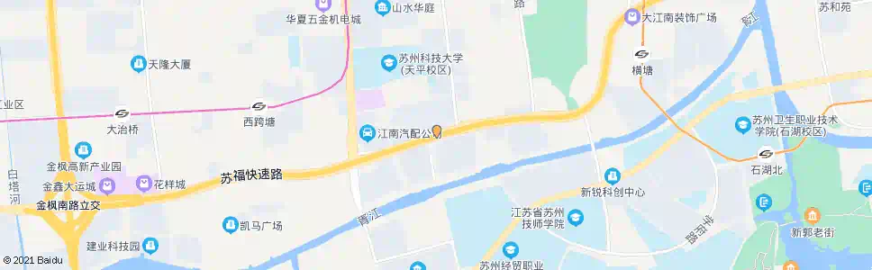 苏州马庄_公交站地图_苏州公交_妙搜公交查询2025