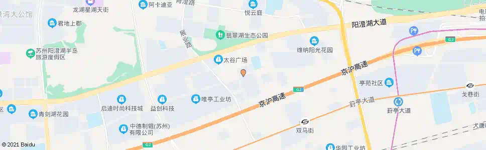 苏州唯亭民营工业园_公交站地图_苏州公交_妙搜公交查询2025