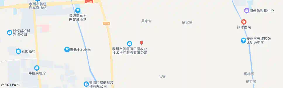 泰州吴家舍_公交站地图_泰州公交_妙搜公交查询2025
