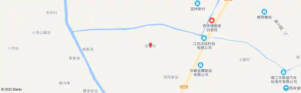泰州郁家村_公交站地图_泰州公交_妙搜公交查询2025