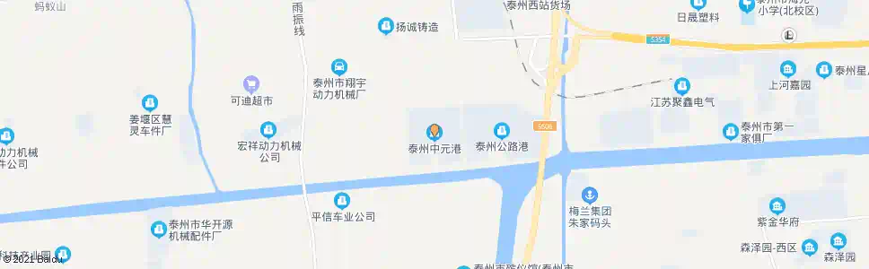 泰州中元港_公交站地图_泰州公交_妙搜公交查询2025