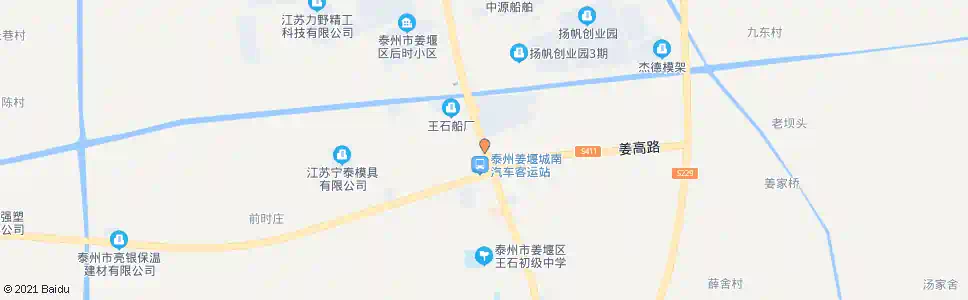 泰州林野加油站_公交站地图_泰州公交_妙搜公交查询2025