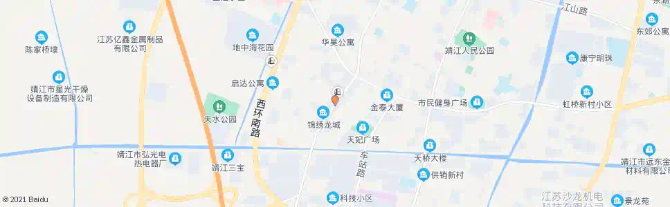 泰州中信银行_公交站地图_泰州公交_妙搜公交查询2025