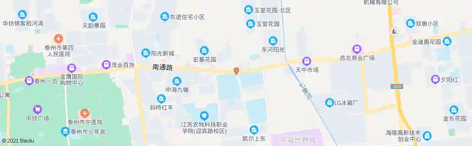泰州五里桥_公交站地图_泰州公交_妙搜公交查询2025