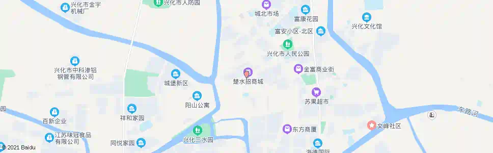 泰州楚水招商城_公交站地图_泰州公交_妙搜公交查询2025