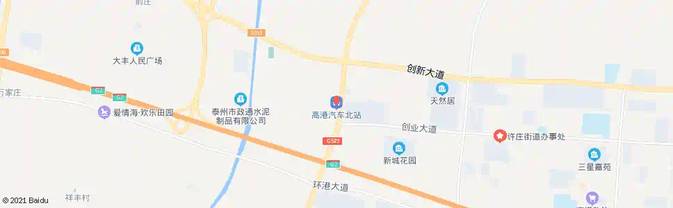 泰州龙川大桥北_公交站地图_泰州公交_妙搜公交查询2025