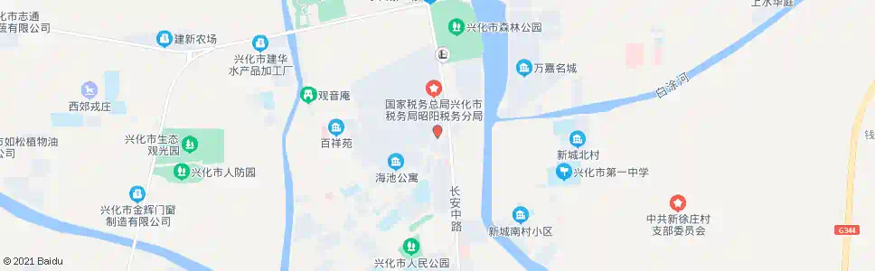 泰州城北新村_公交站地图_泰州公交_妙搜公交查询2025