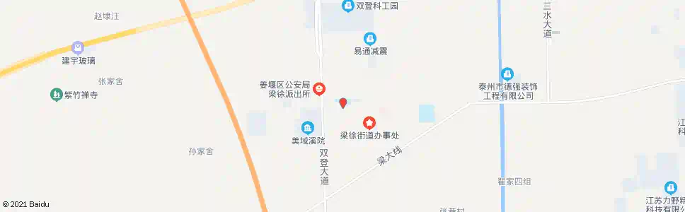 泰州梁徐中学_公交站地图_泰州公交_妙搜公交查询2025