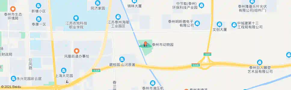 泰州动物园_公交站地图_泰州公交_妙搜公交查询2025