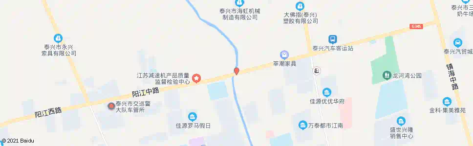 泰州城北桥_公交站地图_泰州公交_妙搜公交查询2025