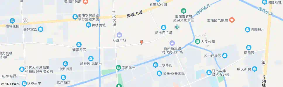泰州华山医院_公交站地图_泰州公交_妙搜公交查询2025