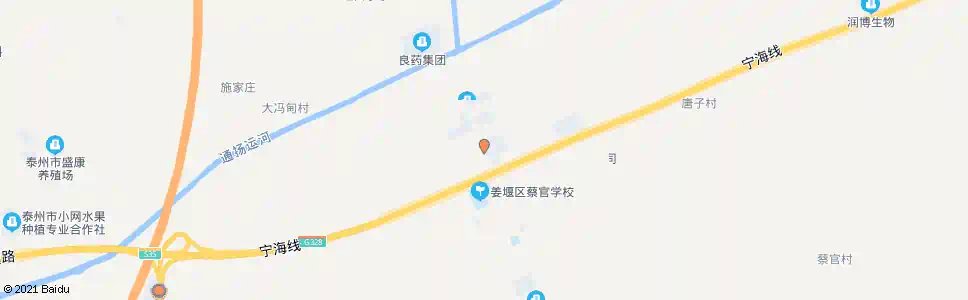 泰州蔡官_公交站地图_泰州公交_妙搜公交查询2025