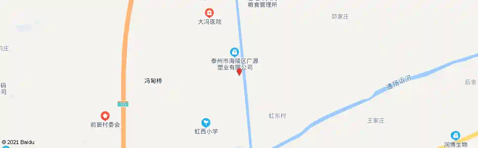泰州双虹村二桥_公交站地图_泰州公交_妙搜公交查询2025
