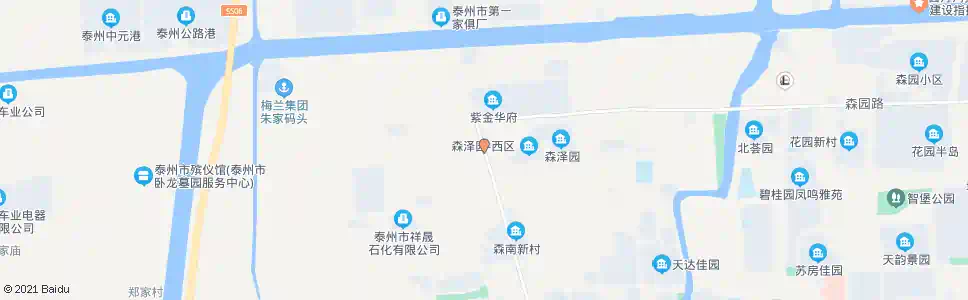 泰州森森村_公交站地图_泰州公交_妙搜公交查询2025