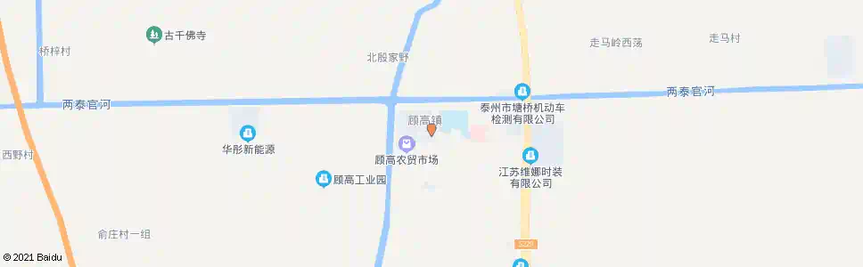 泰州顾高镇政府_公交站地图_泰州公交_妙搜公交查询2025