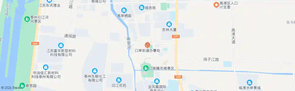 泰州口岸镇政府_公交站地图_泰州公交_妙搜公交查询2025