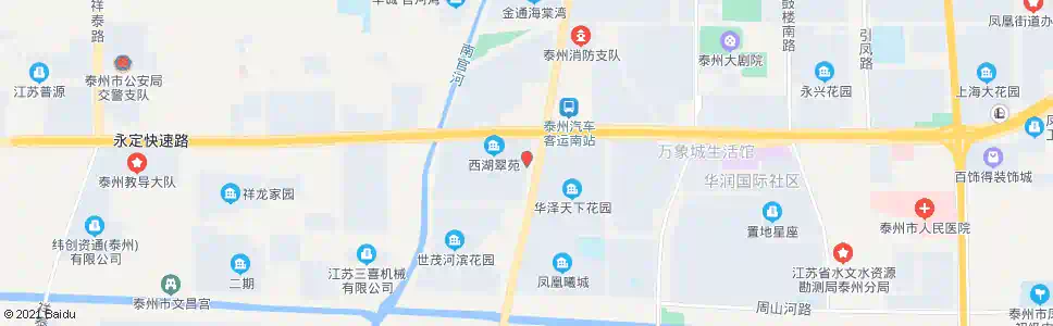 泰州永泰大药房_公交站地图_泰州公交_妙搜公交查询2025