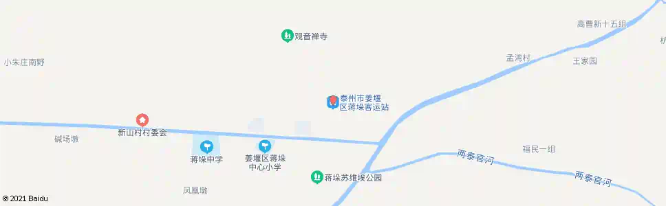 泰州蒋垛_公交站地图_泰州公交_妙搜公交查询2025