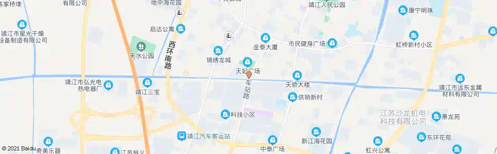 泰州天妃宫桥_公交站地图_泰州公交_妙搜公交查询2025