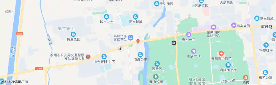 泰州海舟市场_公交站地图_泰州公交_妙搜公交查询2025