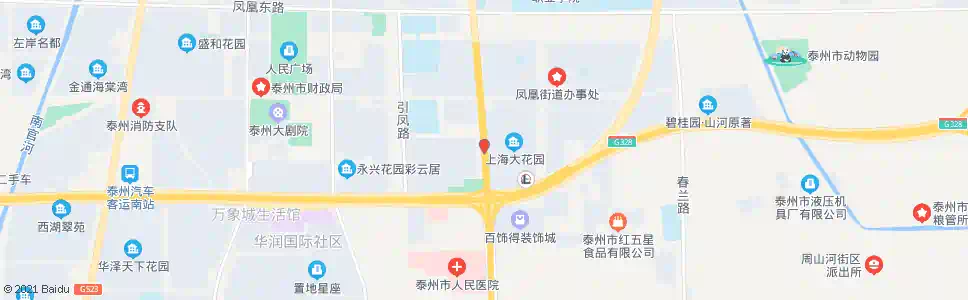 泰州上海大花园_公交站地图_泰州公交_妙搜公交查询2025