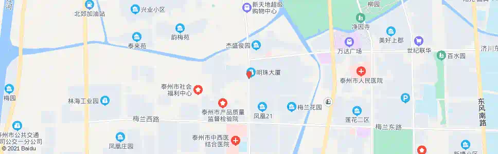 泰州鑫泰花园_公交站地图_泰州公交_妙搜公交查询2025