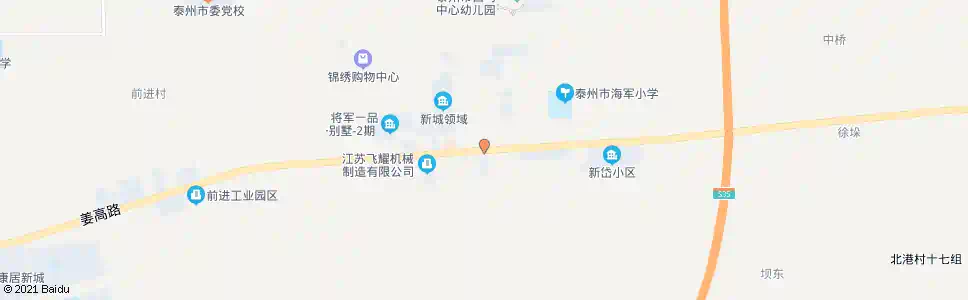泰州陆家村_公交站地图_泰州公交_妙搜公交查询2025