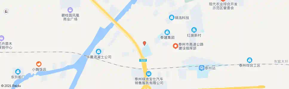 泰州中菱村_公交站地图_泰州公交_妙搜公交查询2025