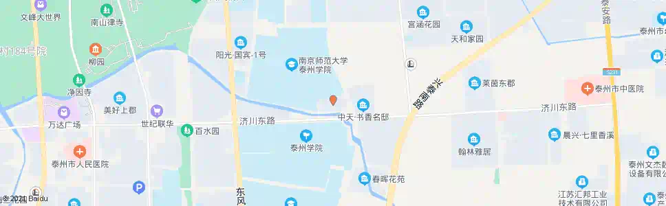 泰州康桥水岸_公交站地图_泰州公交_妙搜公交查询2025