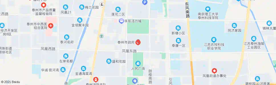 泰州区政府_公交站地图_泰州公交_妙搜公交查询2025