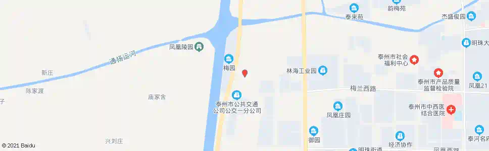 泰州明珠派出所_公交站地图_泰州公交_妙搜公交查询2025