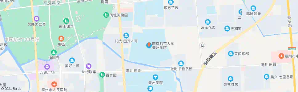 泰州泰州师专_公交站地图_泰州公交_妙搜公交查询2025