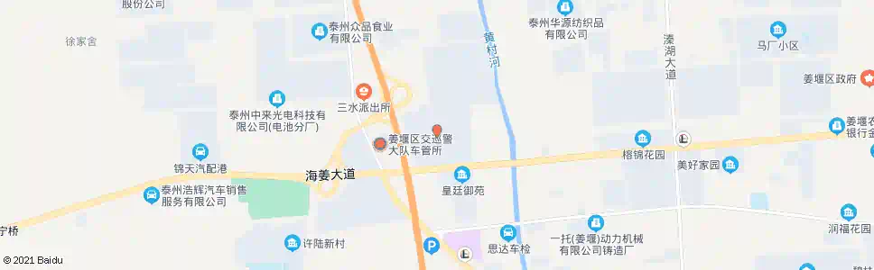 泰州苏北研磨砂轮厂_公交站地图_泰州公交_妙搜公交查询2025