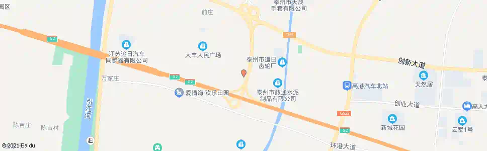泰州中国医药城医院_公交站地图_泰州公交_妙搜公交查询2025