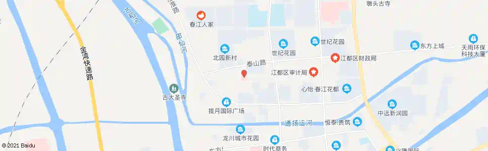 泰州江都中医院_公交站地图_泰州公交_妙搜公交查询2025