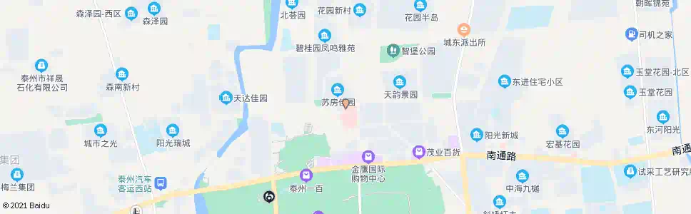 泰州第四人民医院北院_公交站地图_泰州公交_妙搜公交查询2025