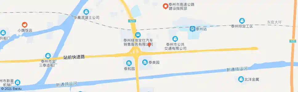 泰州农贸市场_公交站地图_泰州公交_妙搜公交查询2025